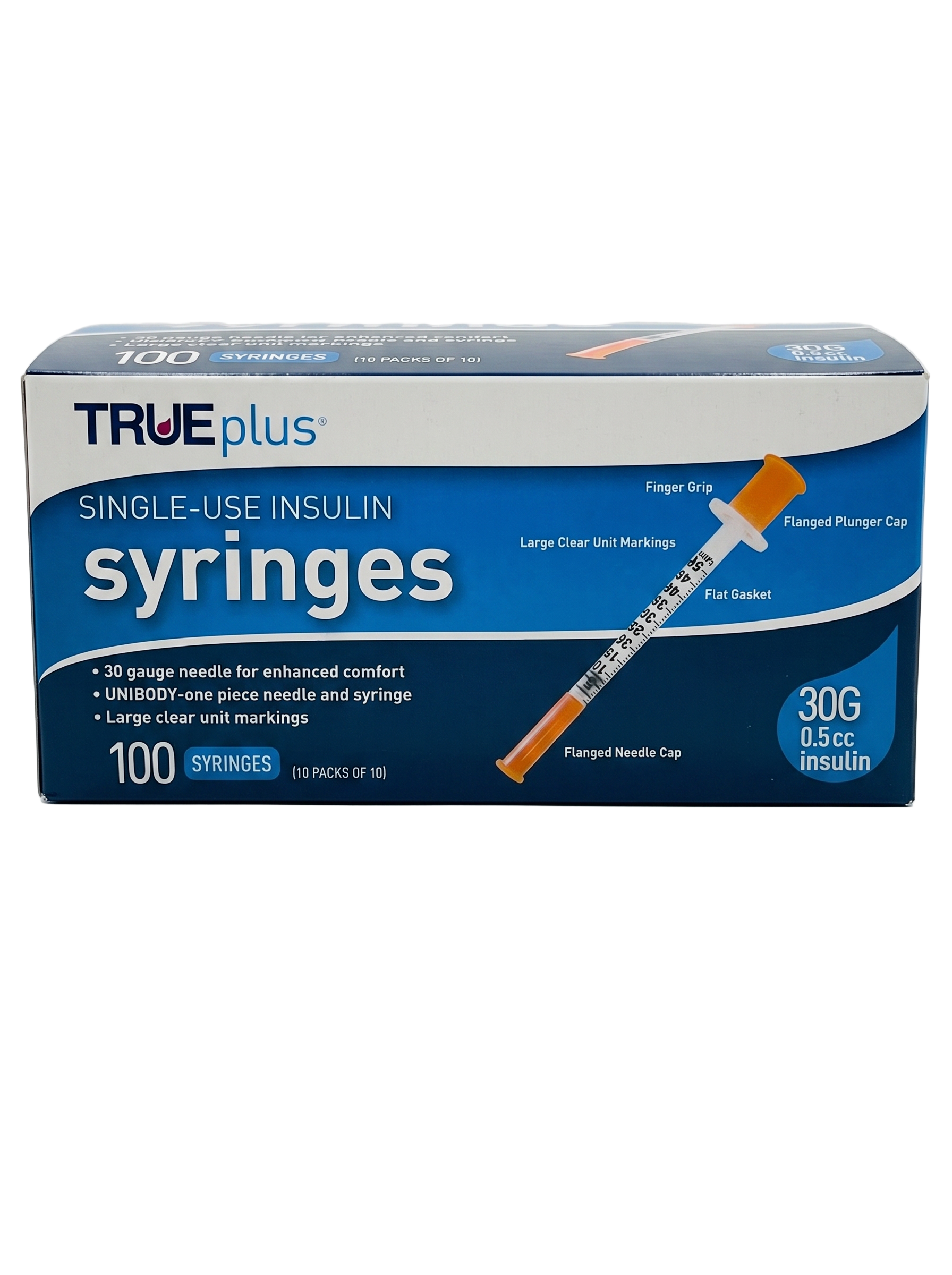 Insulin Syringes — 0.5cc 30G (100 ct)